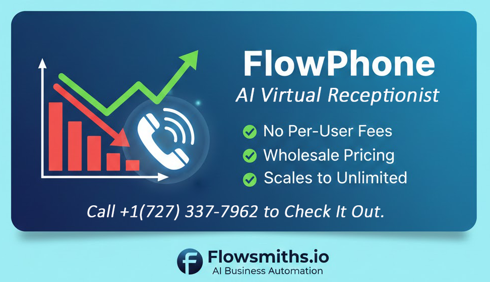 Flowsmiths.io AI Virtual Receptionist